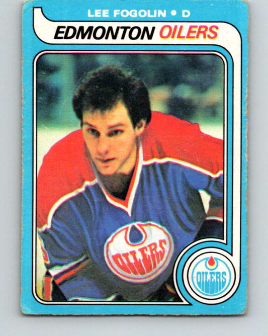 1979-80 O-Pee-Chee #183 Lee Fogolin NHL  Oilers 10363