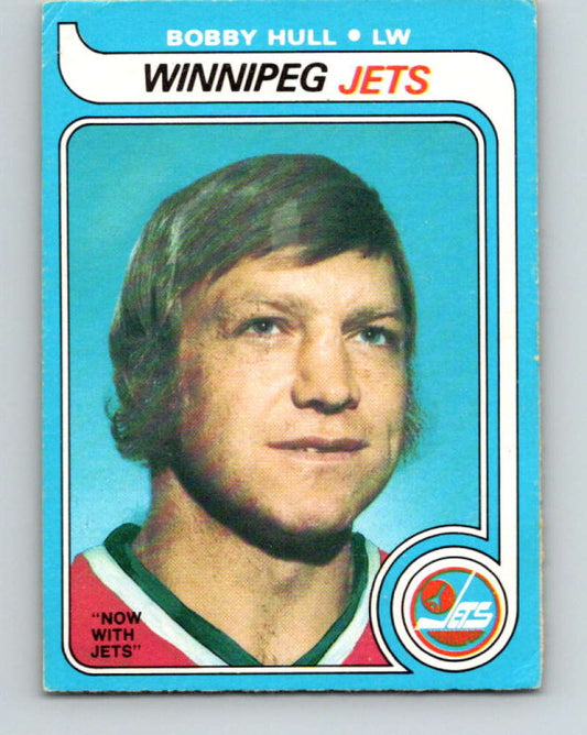 1979-80 O-Pee-Chee #185 Bobby Hull NHL  Winn Jets 10366 Image 1
