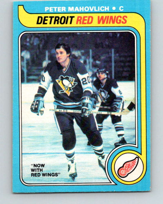 1979-80 O-Pee-Chee #187 Pete Mahovlich NHL  Red Wings 10370
