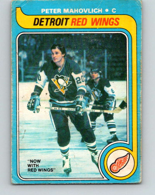 1979-80 O-Pee-Chee #187 Pete Mahovlich NHL  Red Wings 10371 Image 1