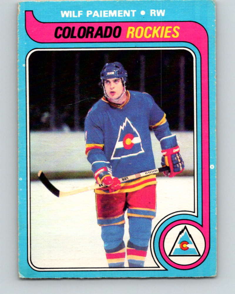 1979-80 O-Pee-Chee #190 Wilf Paiement NHL Rockies 10374 Image 1