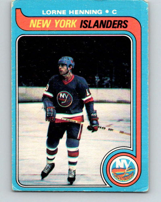 1979-80 O-Pee-Chee #193 Lorne Henning NHL  NY Islanders 10378 Image 1