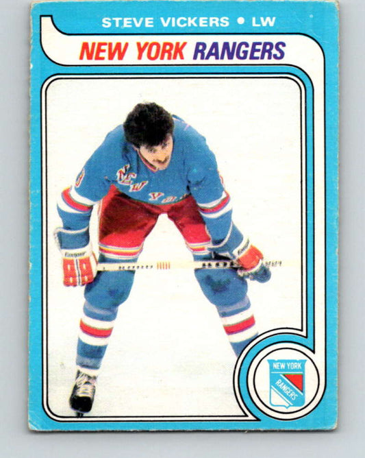1979-80 O-Pee-Chee #195 Steve Vickers NHL  NY Rangers 10381 Image 1