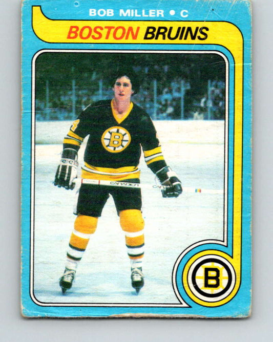 1979-80 O-Pee-Chee #196 Bob Miller NHL  RC Rookie Bruins 10383 Image 1