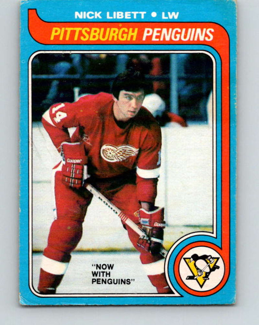 1979-80 O-Pee-Chee #198 Nick Libett NHL  Penguins 10385 Image 1
