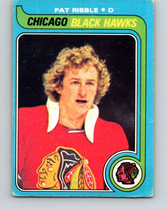 1979-80 O-Pee-Chee #199 Pat Ribble NHL  RC Rookie Blackhawks 10386
