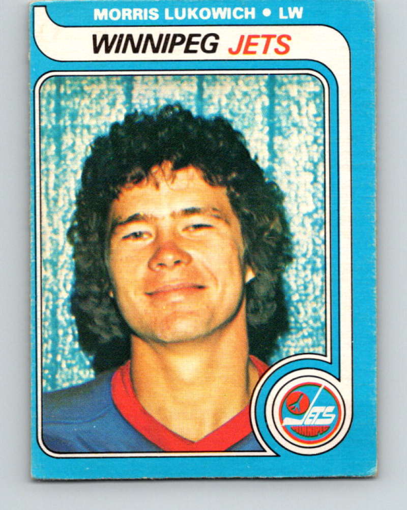 1979-80 O-Pee-Chee #202 Morris Lukowich NHL RC Rookie Winn Jets 10389 Image 1