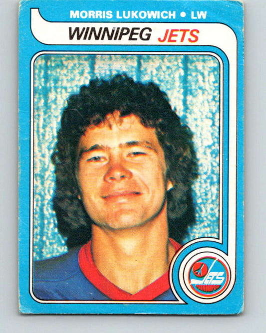 1979-80 O-Pee-Chee #202 Morris Lukowich NHL  RC Rookie Winn Jets 10391