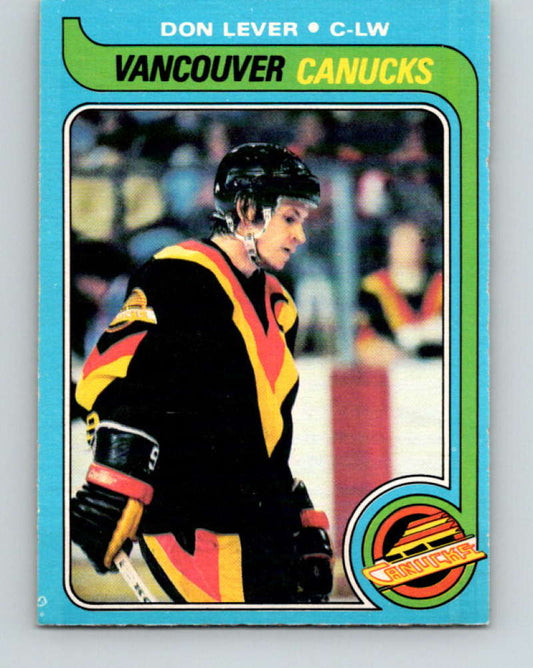 1979-80 O-Pee-Chee #203 Don Lever NHL  Canucks 10393