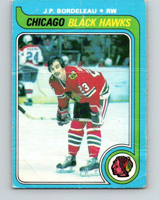 1979-80 O-Pee-Chee #212 J.P. Bordeleau NHL  Blackhawks 10406 Image 1
