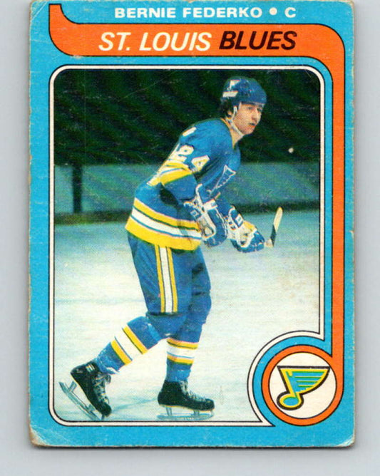1979-80 O-Pee-Chee #215 Bernie Federko NHL  Blues 10410 Image 1