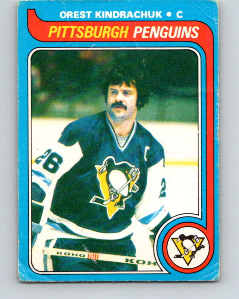 1979-80 O-Pee-Chee #218 Orest Kindrachuk NHL Penguins 10413 Image 1