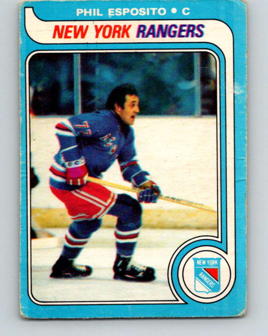 1979-80 O-Pee-Chee #220 Phil Esposito NHL  NY Rangers 10415 Image 1