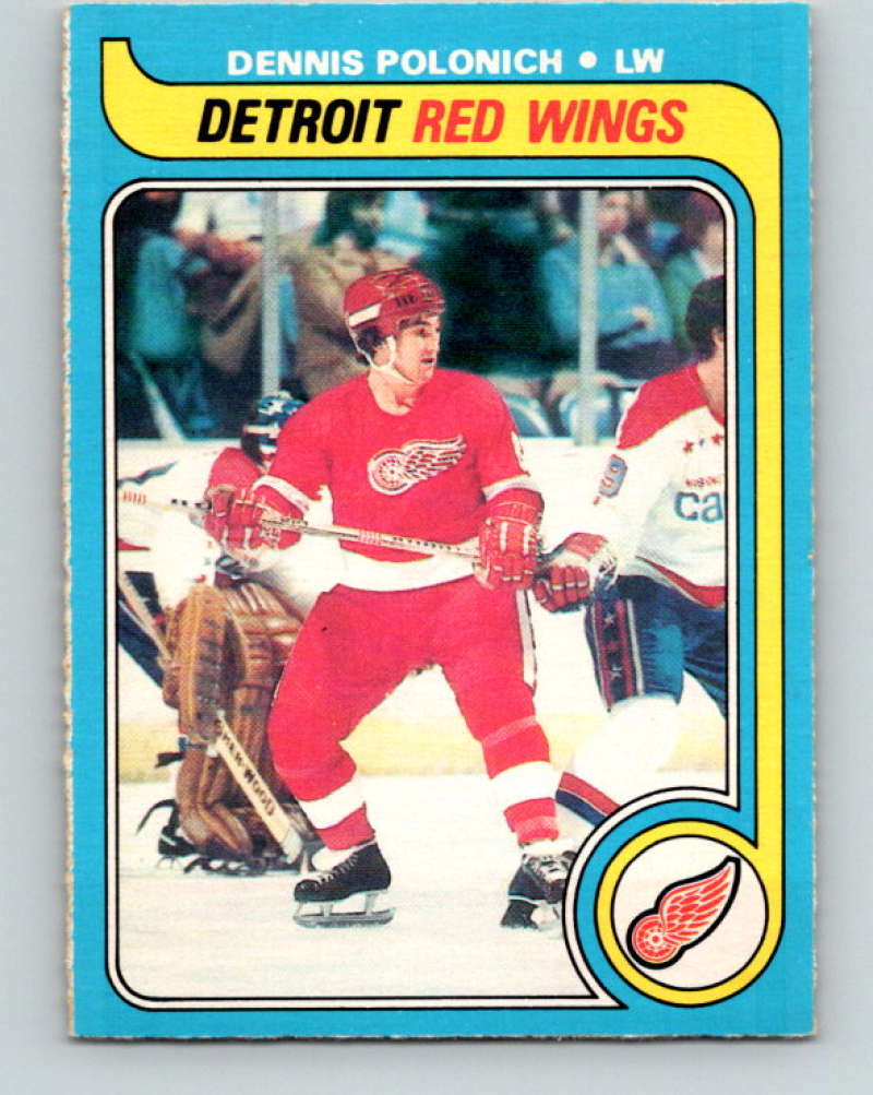 1979-80 O-Pee-Chee #224 Dennis Polonich NHL Red Wings 10421 Image 1