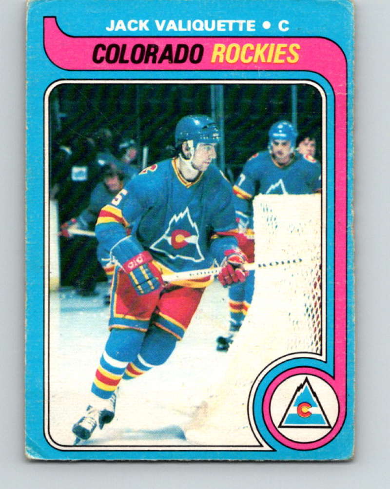 1979-80 O-Pee-Chee #229 Jack Valiquette NHL Rockies 10429 Image 1