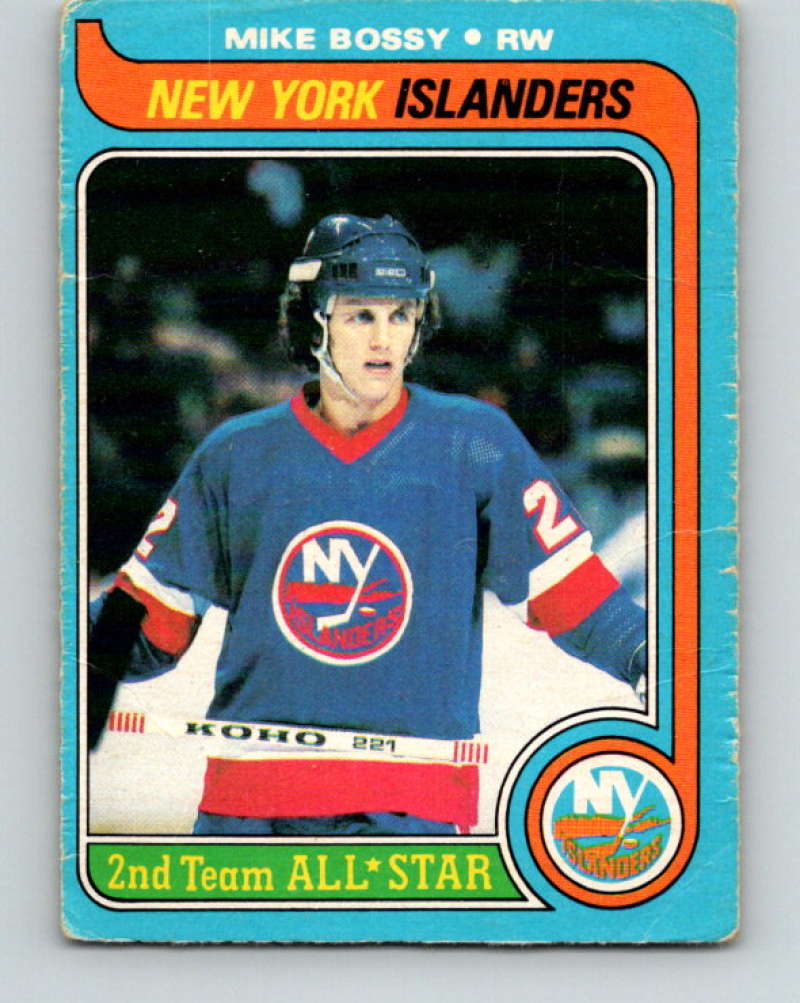 1979-80 O-Pee-Chee #230 Mike Bossy NHL NY Islanders AS 10431 Image 1