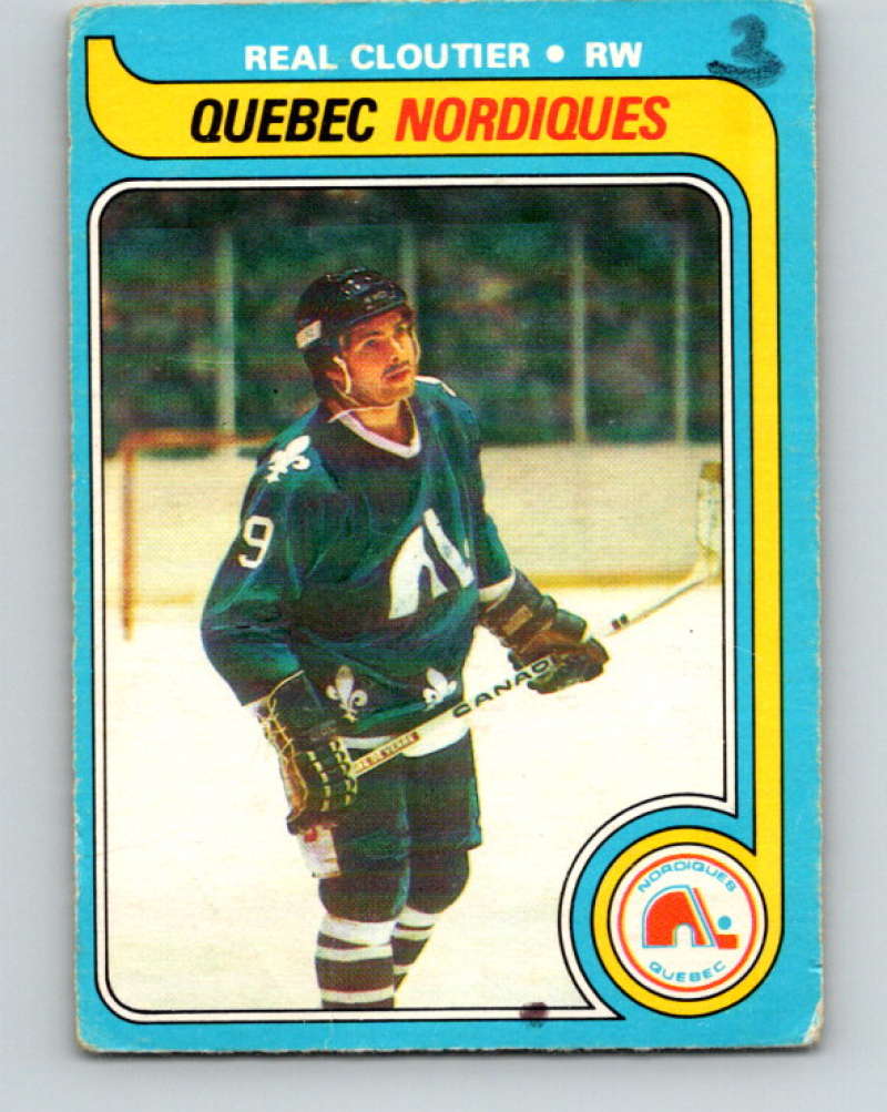 1979-80 O-Pee-Chee #239 Real Cloutier NHL Nordiques 10445 Image 1