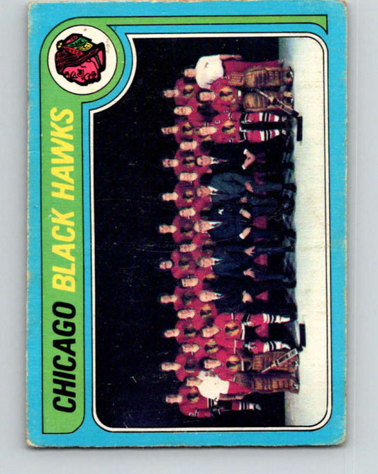 1979-80 O-Pee-Chee #247 Blackhawks Team NHL  Blackhawks CL 10453