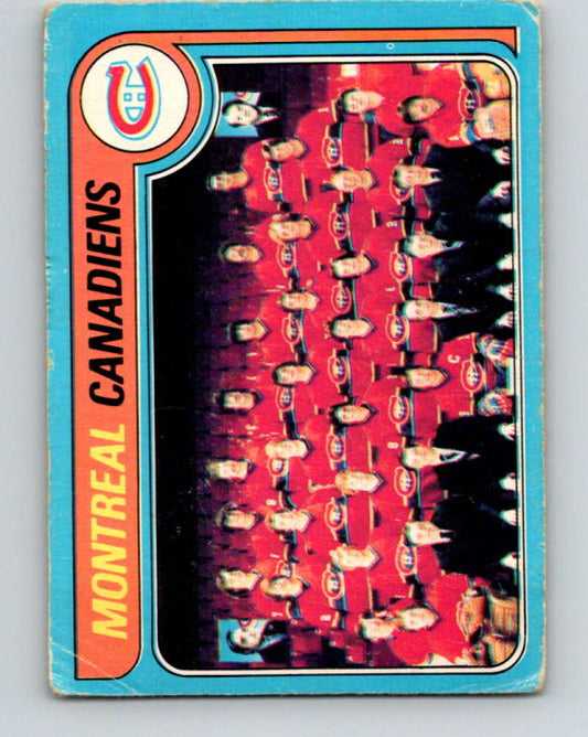 1979-80 O-Pee-Chee #252 Canadiens Team NHL  Canadiens CL 10460 Image 1