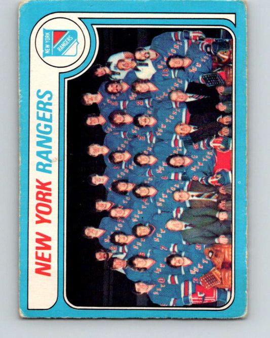 1979-80 O-Pee-Chee #254 Rangers Team NHL  NY Rangers CL 10462