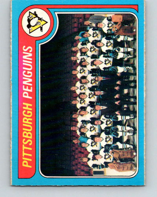 1979-80 O-Pee-Chee #256 Penguins Team NHL  Penguins CL 10464