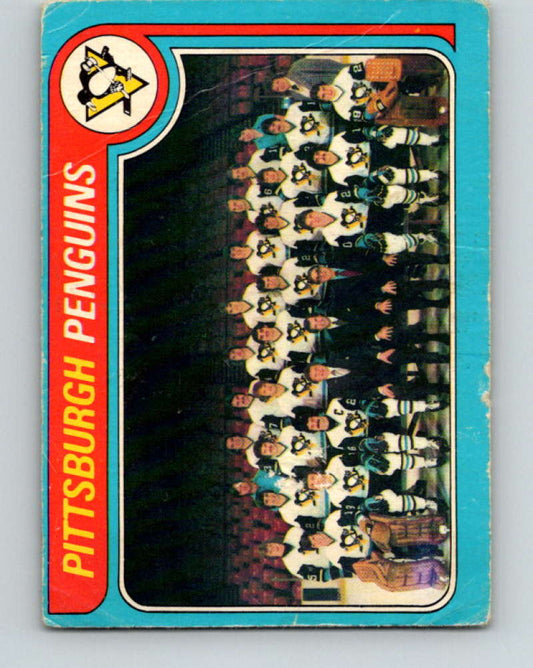 1979-80 O-Pee-Chee #256 Penguins Team NHL  Penguins CL 10465