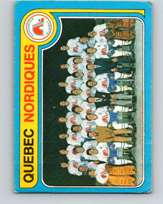 1979-80 O-Pee-Chee #261 Nordiques Team NHL  Nordiques CL 10472 Image 1