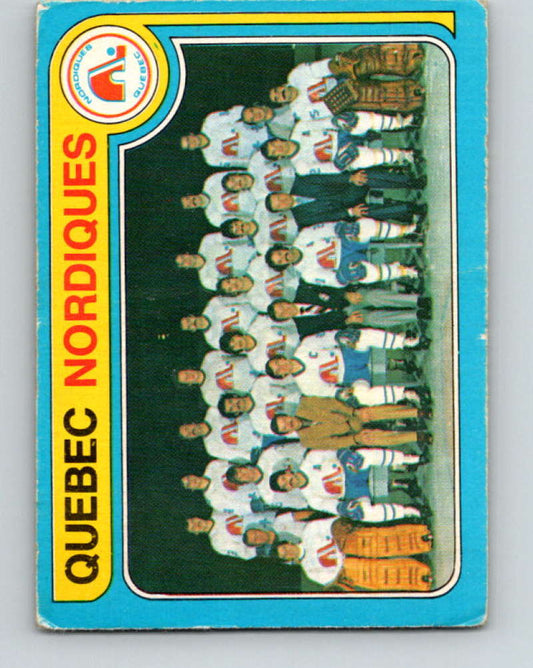 1979-80 O-Pee-Chee #261 Nordiques Team NHL  Nordiques CL 10473