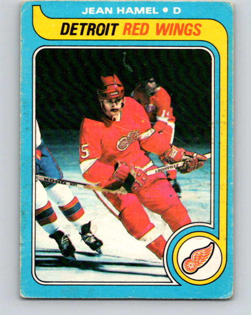 1979-80 O-Pee-Chee #262 Jean Hamel NHL Red Wings 10474 Image 1