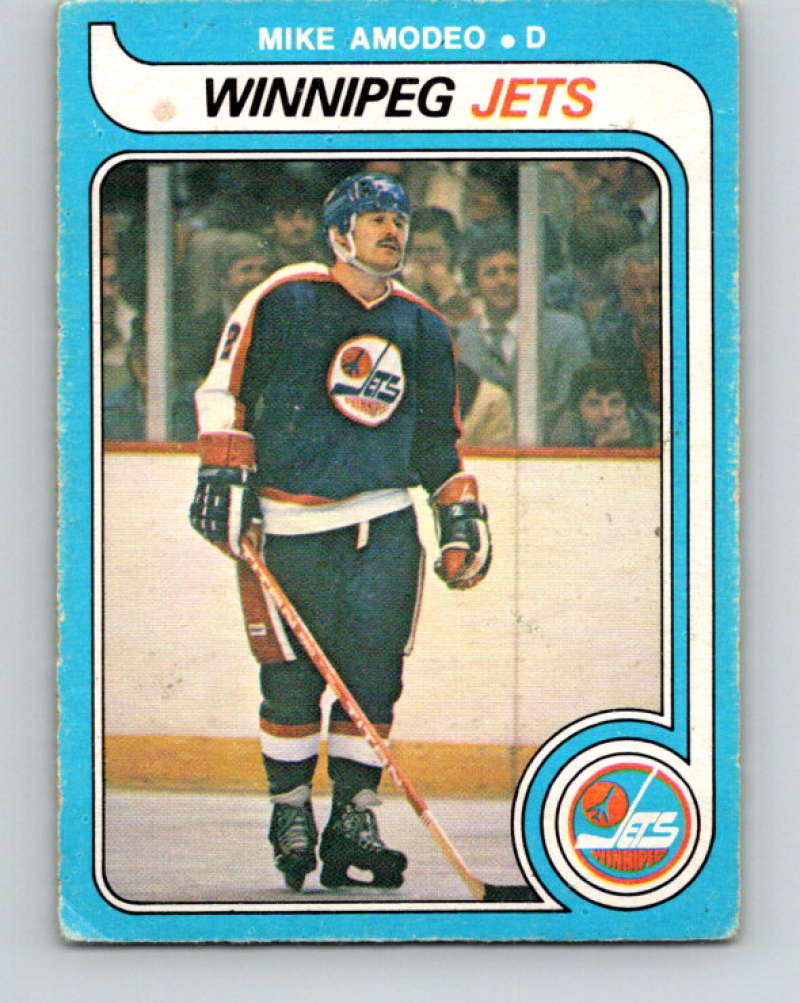 1979-80 O-Pee-Chee #268 Mike Amodeo NHL Winn Jets 10484 Image 1