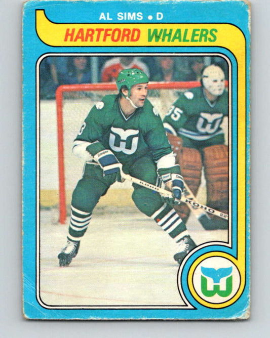 1979-80 O-Pee-Chee #272 Al Sims NHL  Whalers 10489