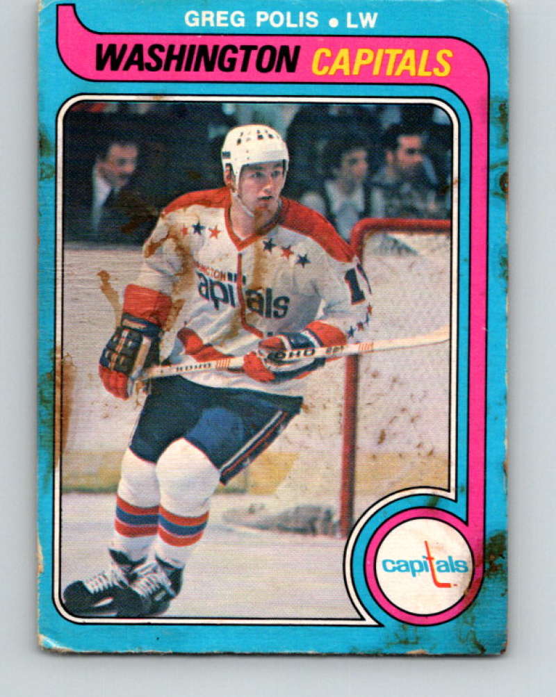 1979-80 O-Pee-Chee #273 Greg Polis NHL Capitals 10490 Image 1