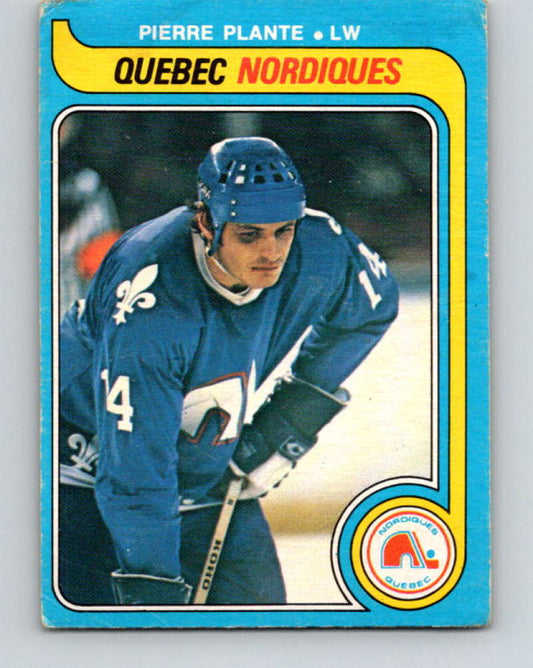 1979-80 O-Pee-Chee #275 Pierre Plante NHL  Nordiques 10492 Image 1