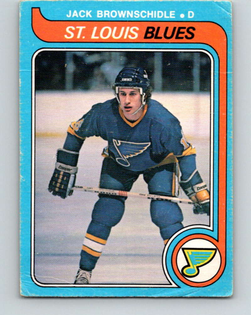 1979-80 O-Pee-Chee #278 Jack Brownschidle NHL Blues 10496 Image 1