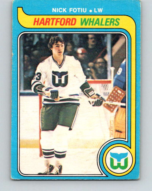 1979-80 O-Pee-Chee #286 Nick Fotiu NHL  Whalers 10509