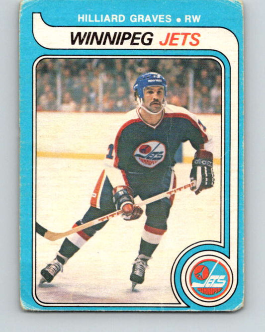 1979-80 O-Pee-Chee #294 Hilliard Graves NHL  Winn Jets 10518 Image 1
