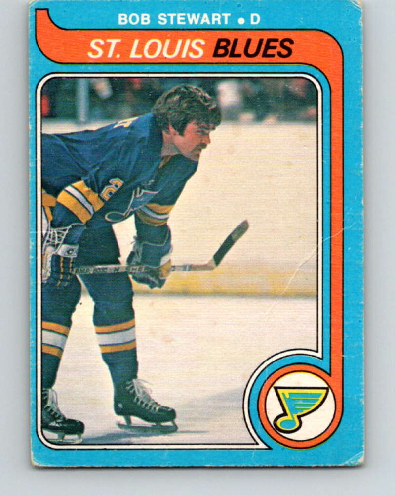 1979-80 O-Pee-Chee #297 Bob Stewart NHL Blues 10522 Image 1