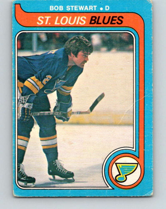 1979-80 O-Pee-Chee #297 Bob Stewart NHL  Blues 10522 Image 1