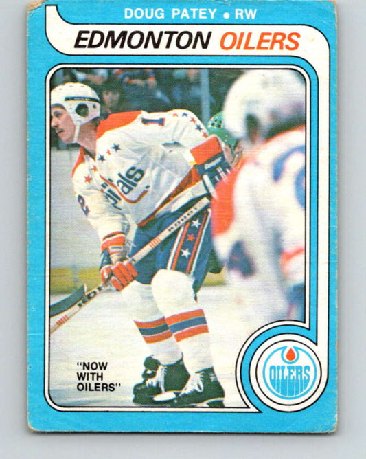 1979-80 O-Pee-Chee #298 Doug Patey NHL  RC Rookie Oilers 10523
