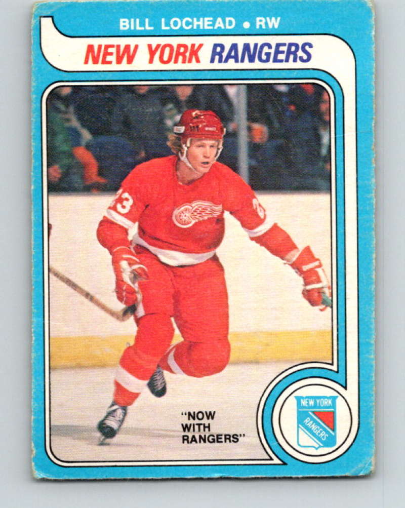 1979-80 O-Pee-Chee #301 Bill Lochead NHL NY Rangers 10528 Image 1