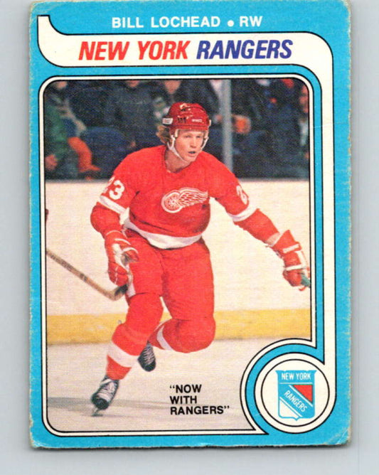 1979-80 O-Pee-Chee #301 Bill Lochead NHL  NY Rangers 10528 Image 1