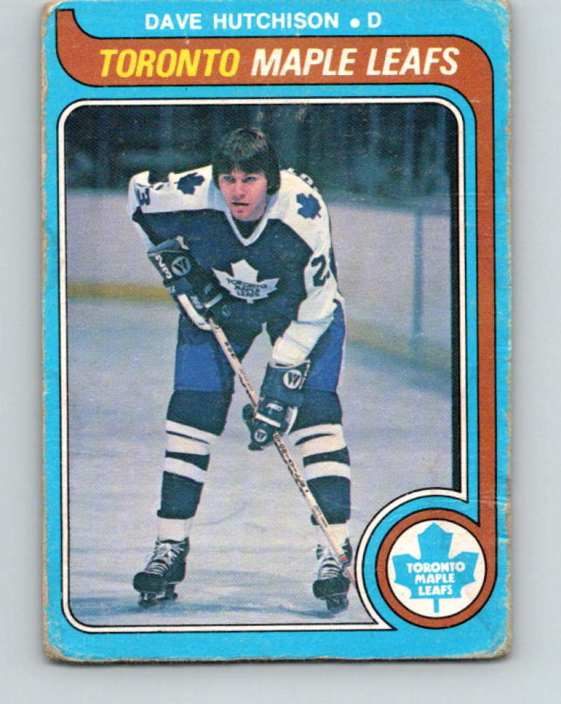 1979-80 O-Pee-Chee #302 Dave Hutchison NHL Maple Leafs 10529 Image 1