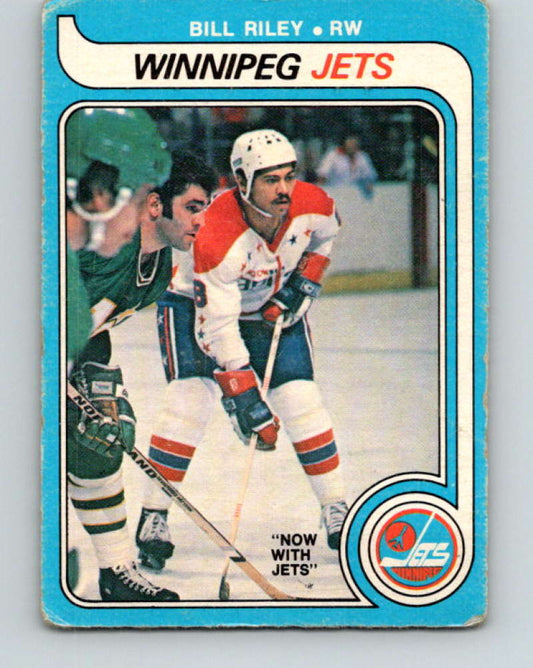 1979-80 O-Pee-Chee #303 Bill Riley NHL  Winn Jets 10530 Image 1