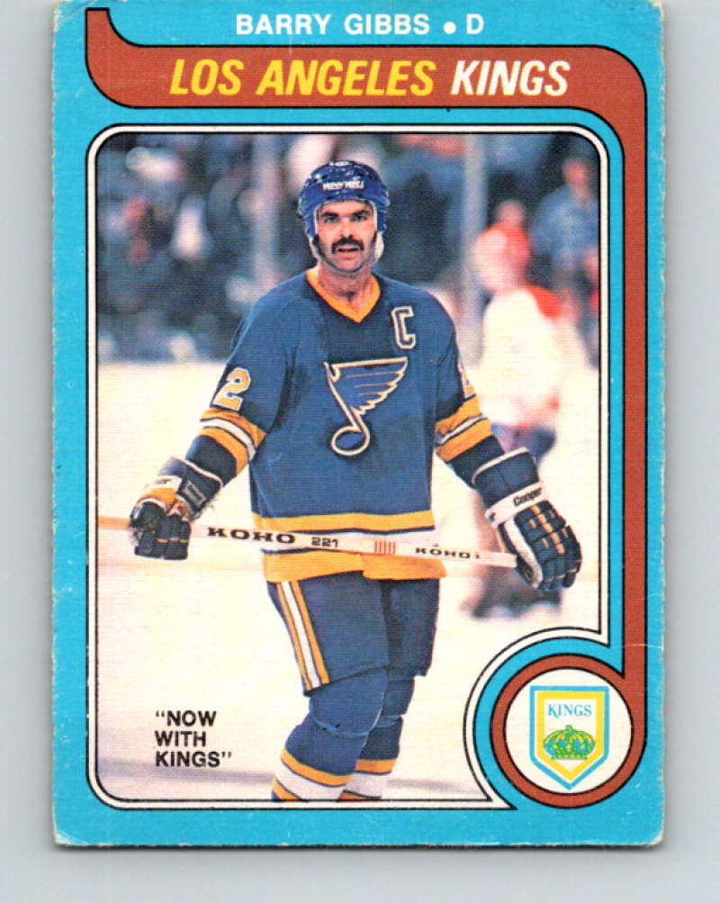 1979-80 O-Pee-Chee #304 Barry Gibbs NHL Kings 10531 Image 1