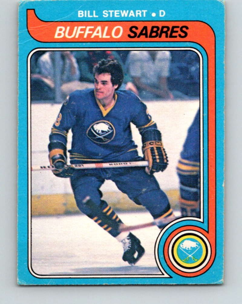 1979-80 O-Pee-Chee #313 Bill Stewart NHL RC Rookie Sabres 10545 Image 1