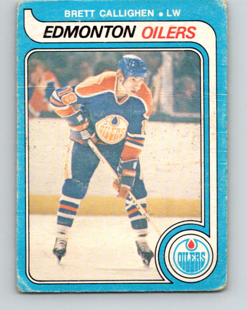 1979-80 O-Pee-Chee #315 Brett Callighen NHL RC Rookie Oilers 10548 Image 1
