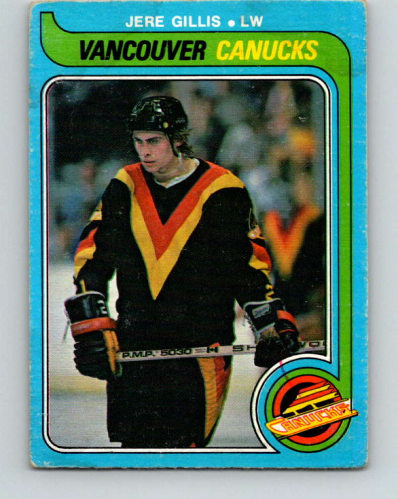 1979-80 O-Pee-Chee #322 Jere Gillis NHL Canucks 10561