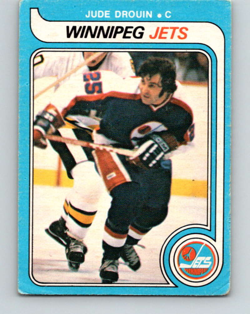 1979-80 O-Pee-Chee #329 Jude Drouin NHL Winn Jets 10572 Image 1