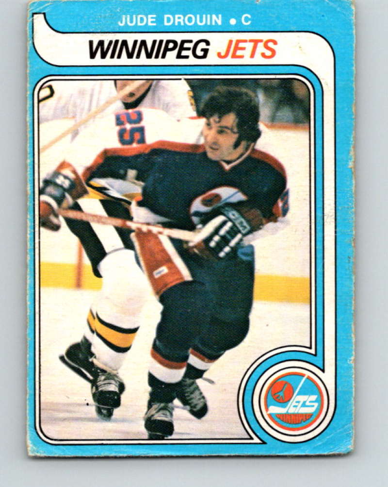 1979-80 O-Pee-Chee #329 Jude Drouin NHL Winn Jets 10573 Image 1