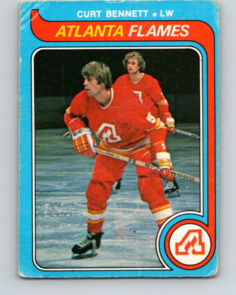 1979-80 O-Pee-Chee #344 Curt Bennett NHL Flames 10594 Image 1